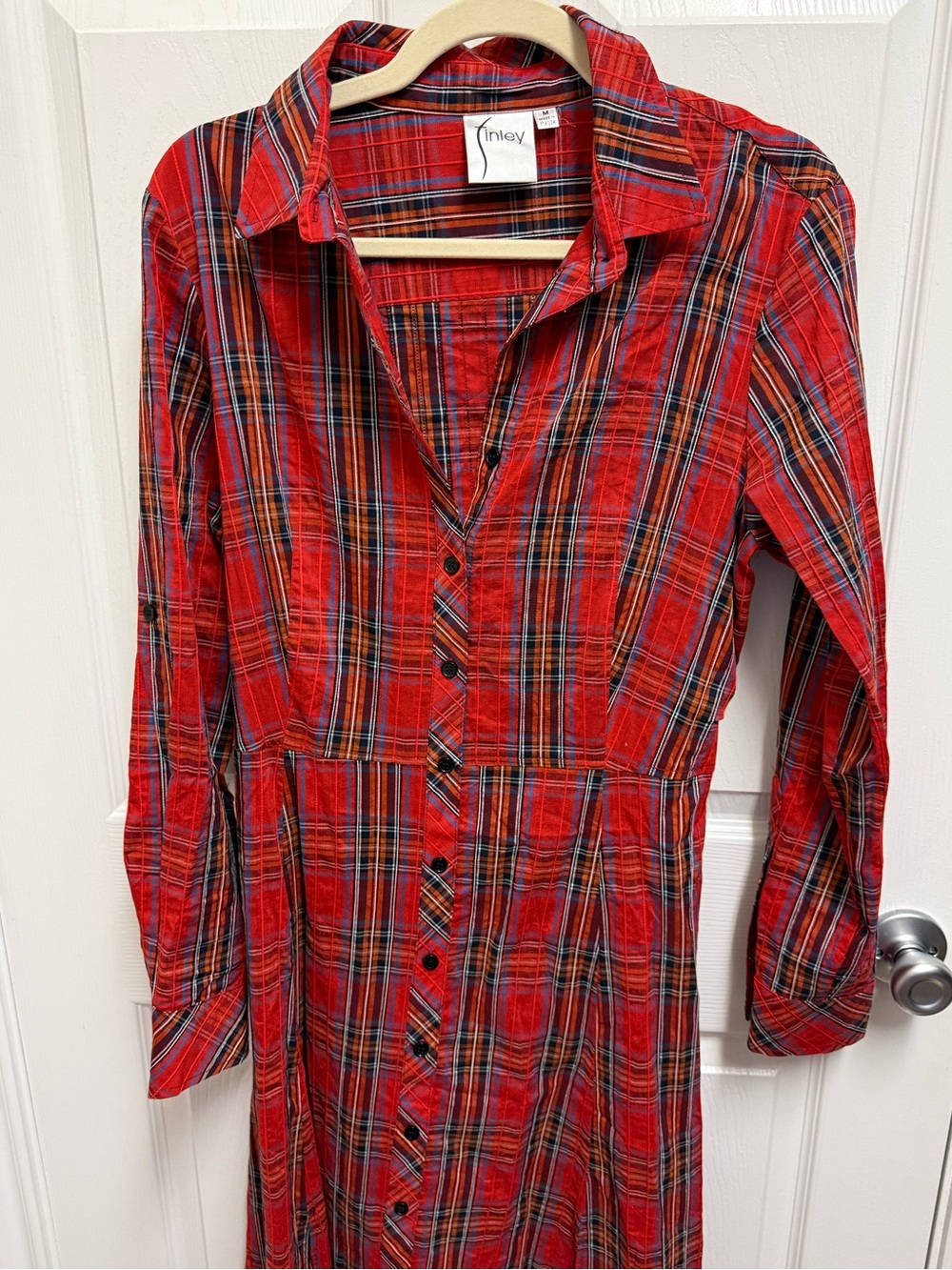 Finley Christmas Plaid Maxi Dress - Picture 2 of 14